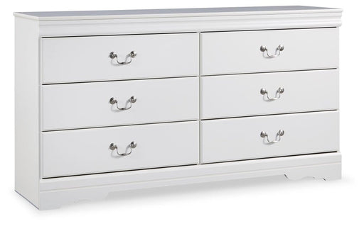 Ashley Furniture Anarasia Dresser with sleek wood finish and multiple drawers for stylish bedroom storage.