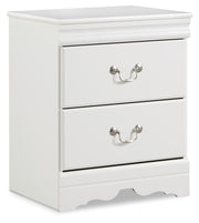 Ashley Furniture Anarasia bedroom set with a bed, dresser, and nightstands in a modern bedroom style.