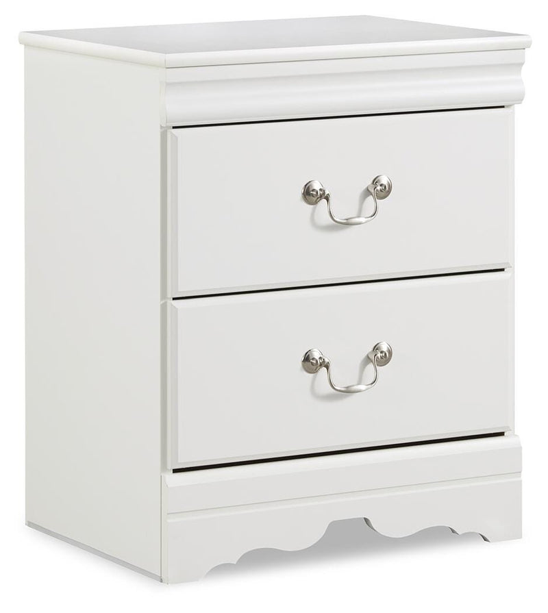 Ashley Furniture Anarasia bedroom set with a bed, dresser, and nightstands in a modern bedroom style.