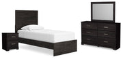 Ashley Furniture Belachime bedroom set with a modern bed frame, matching nightstands, and stylish bedroom furniture in a cozy setting.