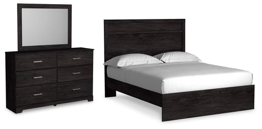 Ashley Furniture Belachime bedroom set with a modern bed frame, matching nightstands, and coordinated bedroom furniture.