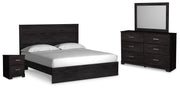 Ashley Furniture Belachime bedroom set featuring a cozy bed, matching nightstands, and stylish bedroom furniture in a warm finish.