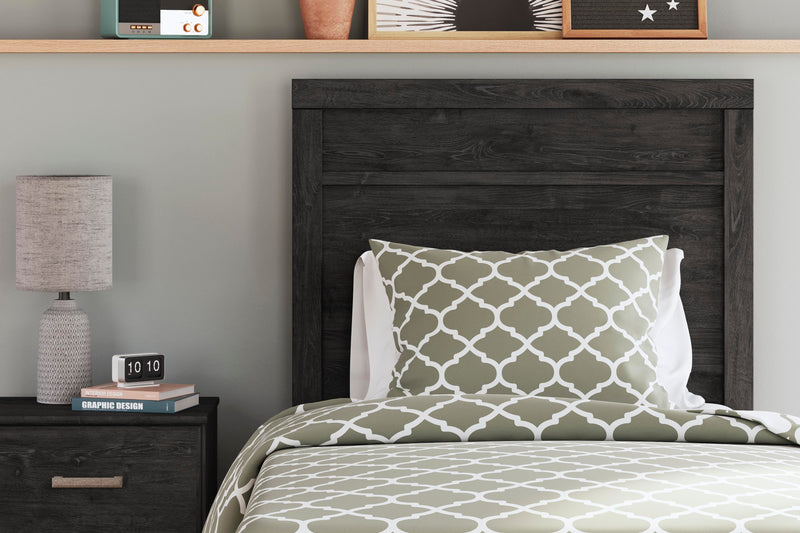 Ashley Furniture Belachime bedroom set with a modern bed frame, matching nightstands, and coordinated bedroom furniture.