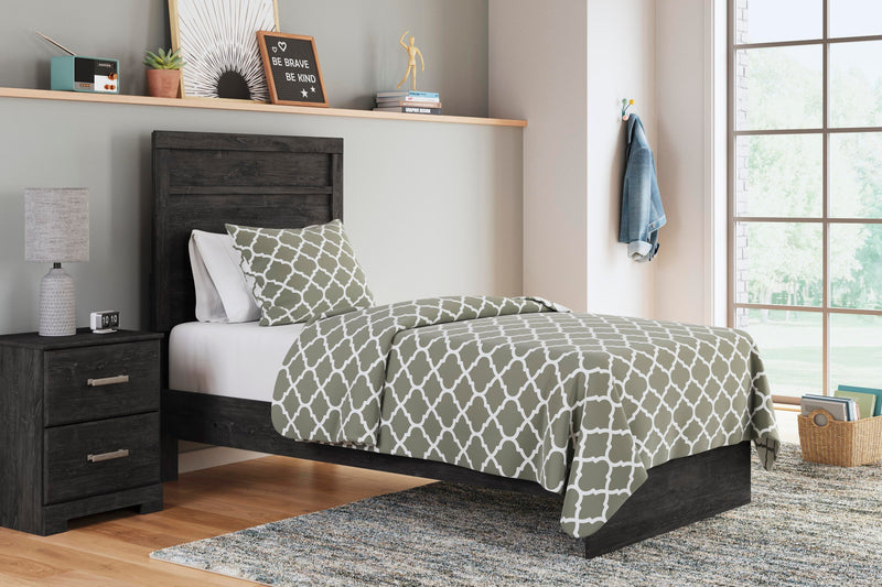 Ashley Furniture Belachime bedroom set featuring a modern bed frame, matching nightstands, and coordinated bedroom furniture.