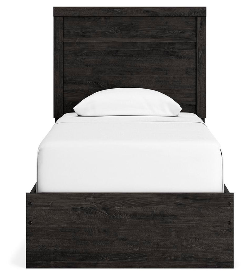 Ashley Furniture Belachime Bedroom Set with a headboard and matching bedroom furniture in a modern design.