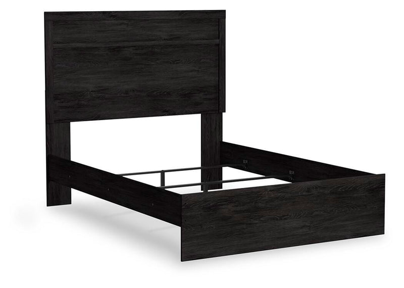 Ashley Furniture Belachime bedroom set featuring a bed, nightstands, and dresser in a modern bedroom design.
