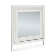 Ashley Furniture Zuraleus bedroom mirror, large angled mirror with a sleek frame, ideal for modern bedroom decor.