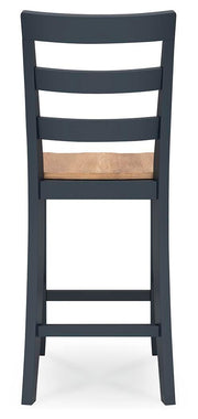 Ashley Furniture Gesthaven dining room set with a wooden table and matching chairs, featuring a classic design and warm finish.