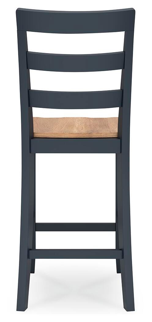 Ashley Furniture Gesthaven dining room set with a wooden table and matching chairs, featuring a classic design and warm finish.