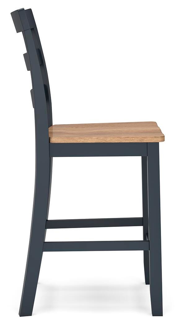 Ashley Furniture Gesthaven dining room set with a wooden table and matching chairs, ideal for elegant dining spaces.