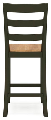 Ashley Furniture Gesthaven dining room set with wooden table and six upholstered chairs, elegant design for formal dining spaces.