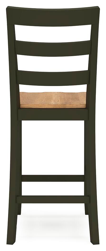 Ashley Furniture Gesthaven dining room set with wooden table and six upholstered chairs, elegant design for formal dining spaces.