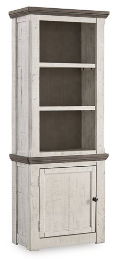 Ashley Furniture Havalance left pier cabinet with closed door and stylish design, showcasing a modern pier cabinet for living spaces.