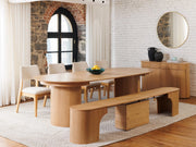 Transformer Table Eclipse dining set with extendable table and matching dining chairs in a modern finish