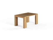 Transformer Table dining table in a sleek modern design, shown fully extended for spacious seating