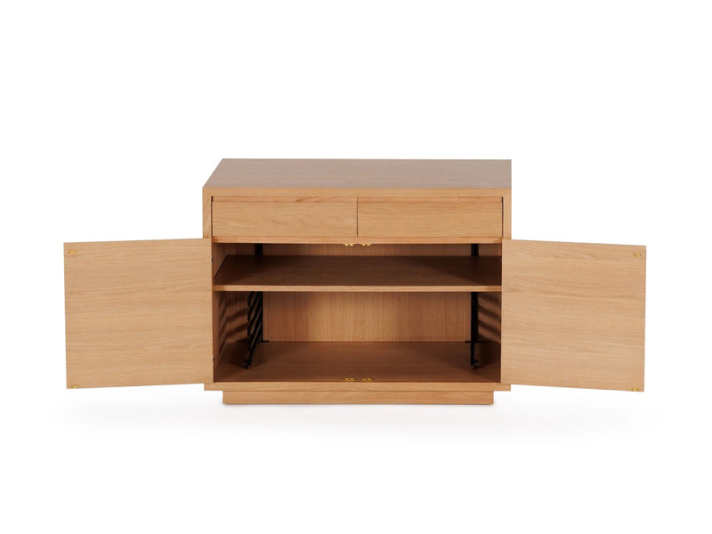 Transformer Table Transformer Sideboard buffet cabinet in a modern wood finish