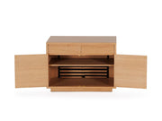 Transformer Table Transformer Sideboard buffet cabinet in a modern wood finish