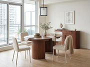 Transformer Table Eclipse dining table by Transformer Table, shown in a modern expandable design