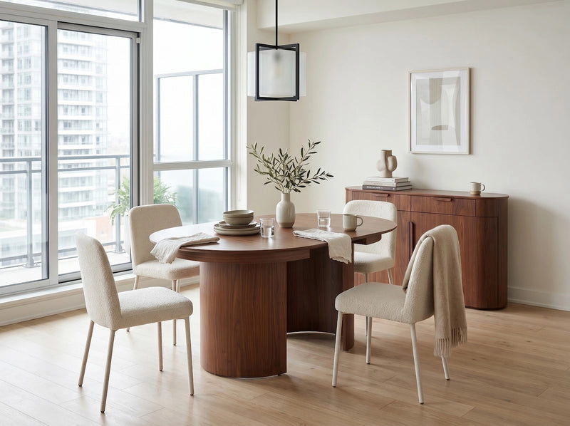 Transformer Table Eclipse dining table by Transformer Table, shown in a modern expandable design