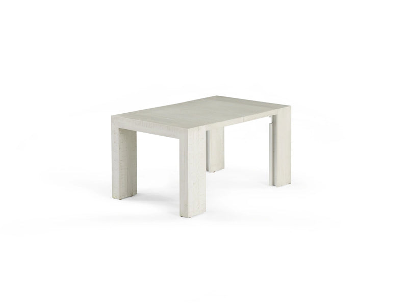 Transformer Table adjustable dining table shown in its compact form