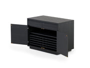 Transformer Table Transformer Sideboard buffet cabinet, shown from the front with storage doors and modern design