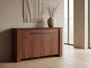 Transformer Table Nova sideboard buffet in a modern design with spacious storage compartments