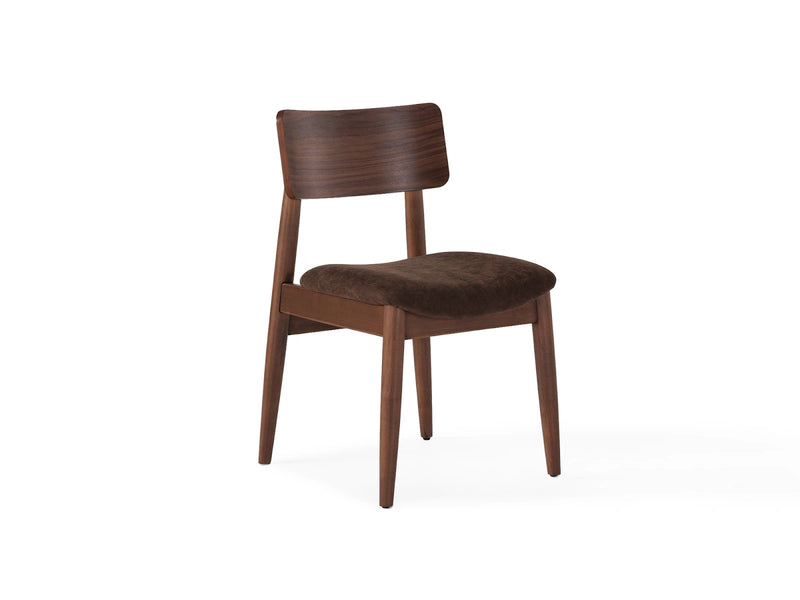 Transformer Table round dining chair in a modern design, shown from the front angle