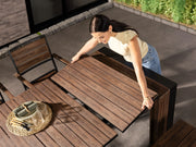 Transformer Table outdoor dining table by Transformer Table with expandable tabletop and sturdy legs