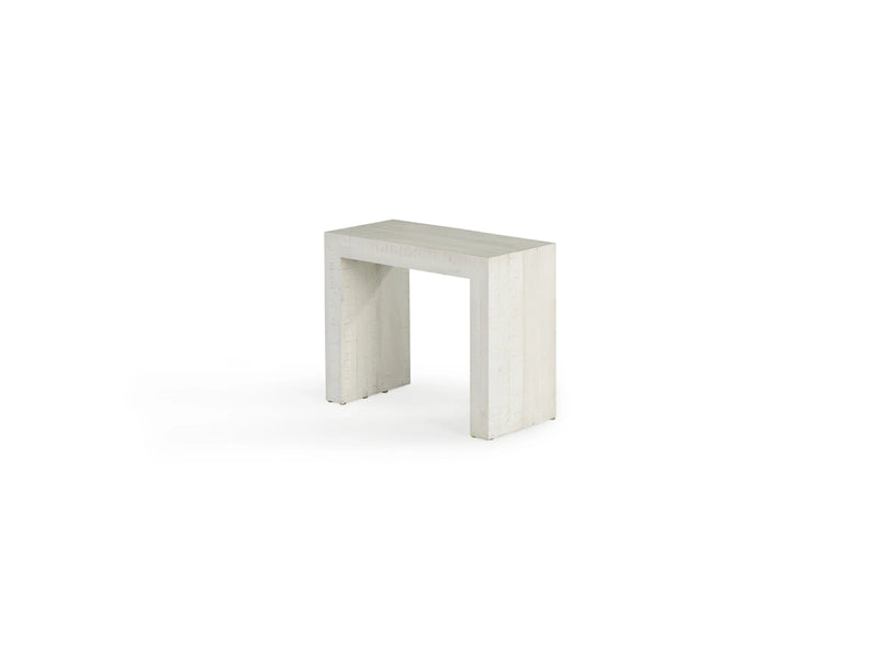 Transformer Table dining table in an extended configuration with a modern wood finish