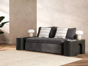 Transformer Table round bench by Transformer Table, compact wooden seating with a modern minimalist design