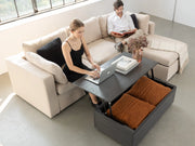 Transformer Table Transformer Coffee Table with expandable wood tabletop and modern design