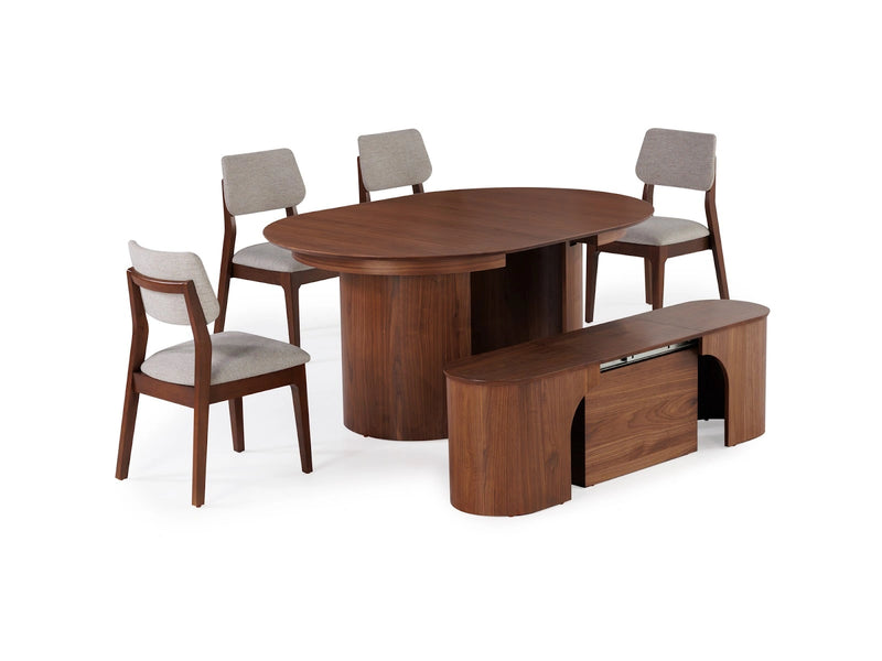 Transformer Table Eclipse dining set by Transformer Table with expandable dining table and matching chairs