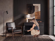 Transformer Table Transformer Sideboard buffet cabinet in modern wood design