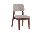 Transformer Table Nova dining chair in a modern design, shown from the front on a white background