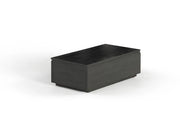 Transformer Table Transformer Coffee Table in wood finish, shown in compact form