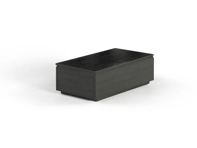 Transformer Table Transformer Coffee Table in wood finish, shown in compact form