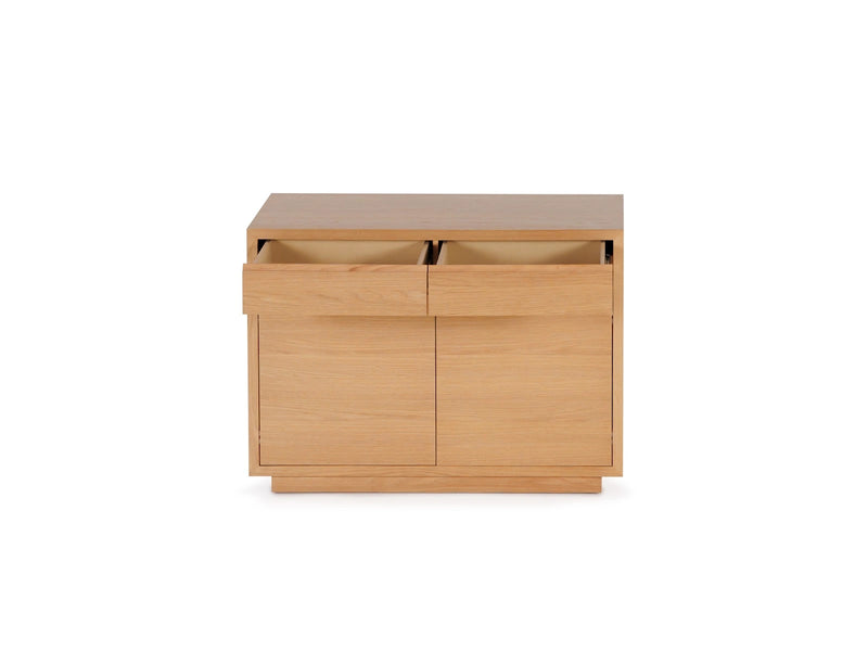 Transformer Table Transformer Sideboard buffet cabinet, shown closed with spacious storage compartments