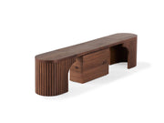 Transformer Table round bench in a modern design, shown as a versatile seating option for dining or living spaces