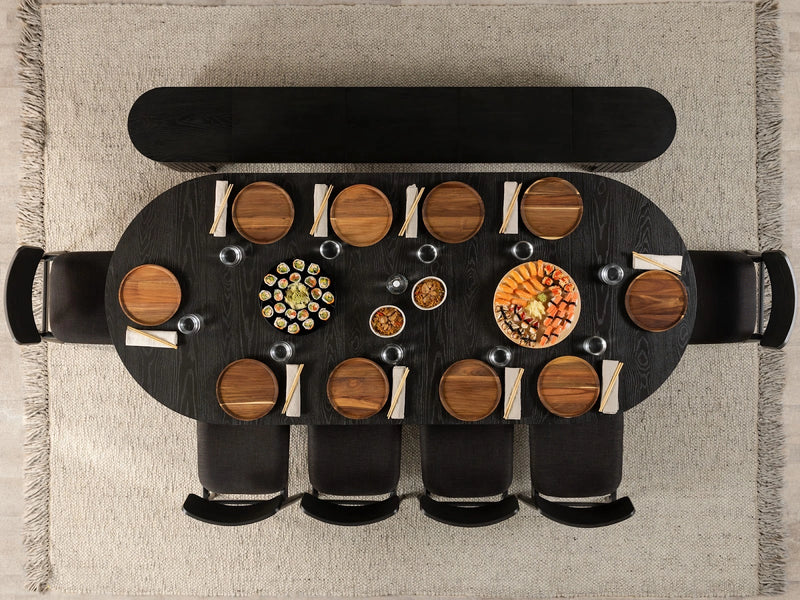 Transformer Table round dining table in a modern design
