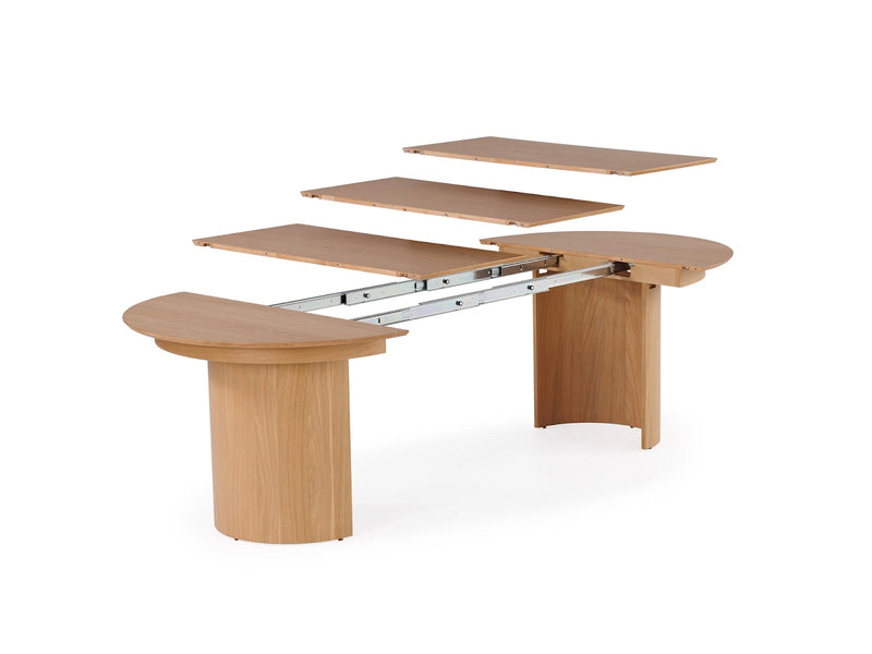 Transformer Table Eclipse dining table by Transformer Table, shown in a modern extendable design