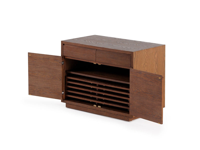 Transformer Table Transformer Sideboard buffet cabinet in a modern wood design