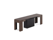 Transformer Table outdoor bench by Transformer Table, shown in a modern outdoor setting