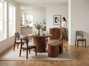 Transformer Table Eclipse dining set with expandable table and matching dining chairs
