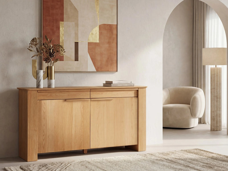 Transformer Table Nova sideboard buffet with sleek modern design and spacious storage.