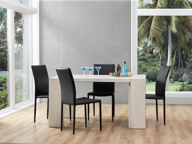 Transformer Table expandable dining table in a modern wood finish