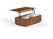 Transformer Table coffee table with expandable wooden design and modern rectangular tabletop