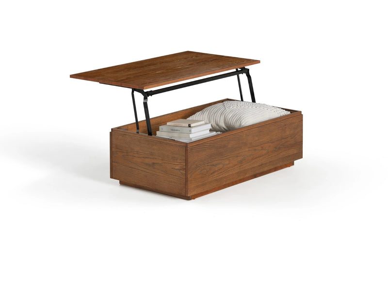 Transformer Table coffee table with expandable wooden design and modern rectangular tabletop