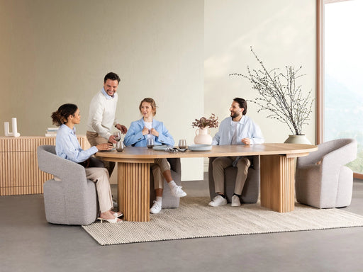 Transformer Table round dining table with expandable design for modern dining spaces