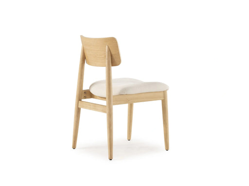 Transformer Table round dining chair in a modern design, shown from the side
