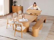 Transformer Table Eclipse dining set by Transformer Table, showcasing expandable dining table and chairs